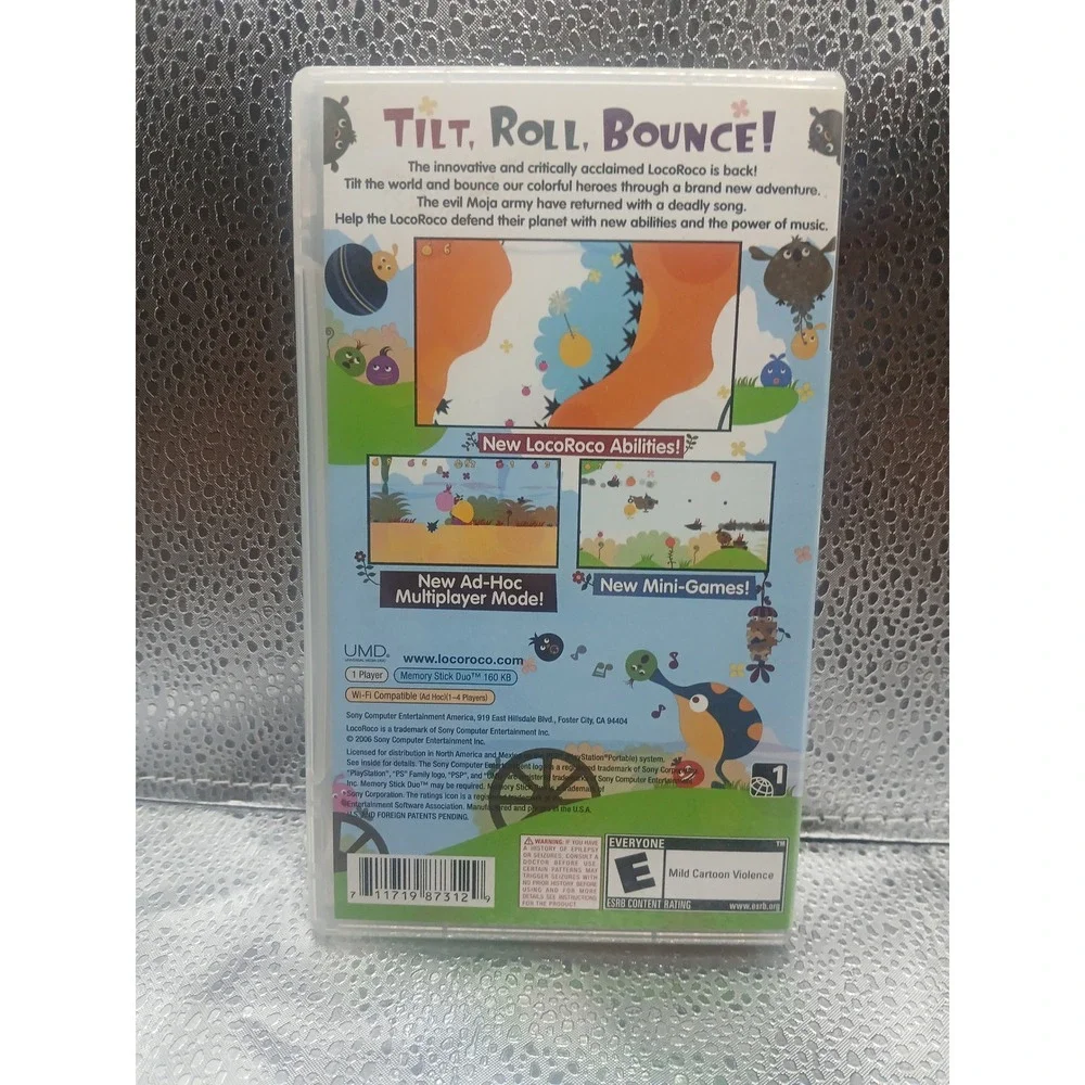 LocoRoco 2 Sony PSP Game CIB Complete with Manual UCUS 98731 NTSC